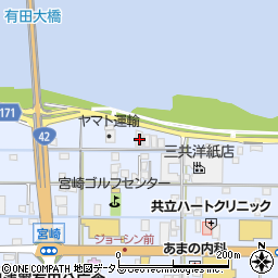 和歌山県有田市宮崎町49-3周辺の地図