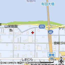 和歌山県有田市宮崎町172-1周辺の地図