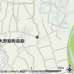 香川県観音寺市大野原町萩原2149-1周辺の地図