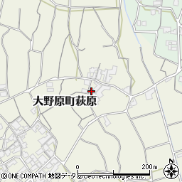 香川県観音寺市大野原町萩原2138周辺の地図