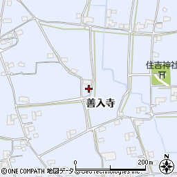 徳島県阿波市市場町香美周辺の地図