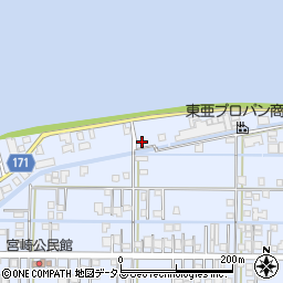 和歌山県有田市宮崎町376-5周辺の地図