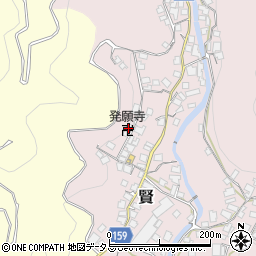 和歌山県有田郡有田川町賢236周辺の地図