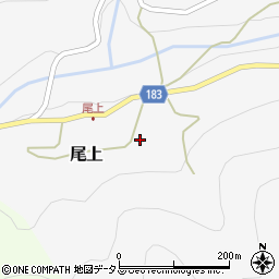 和歌山県有田郡有田川町尾上251周辺の地図