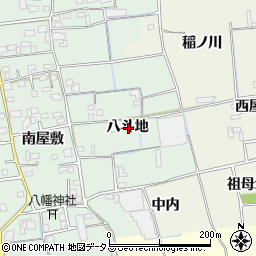 徳島県徳島市国府町井戸八斗地周辺の地図