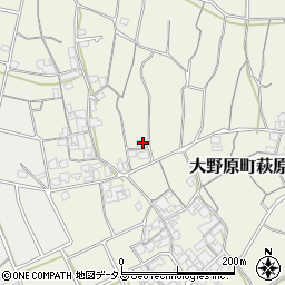 香川県観音寺市大野原町萩原1910周辺の地図