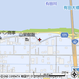和歌山県有田市宮崎町172-6周辺の地図
