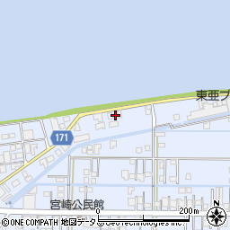 和歌山県有田市宮崎町385-4周辺の地図