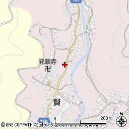 和歌山県有田郡有田川町賢132-1周辺の地図