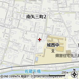 徳島石油株式会社　矢三給油所周辺の地図