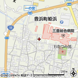 香川県観音寺市豊浜町姫浜1256-4周辺の地図
