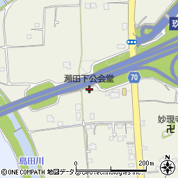 瀬田下公会堂周辺の地図