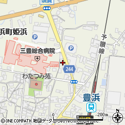 香川県観音寺市豊浜町姫浜874-1周辺の地図