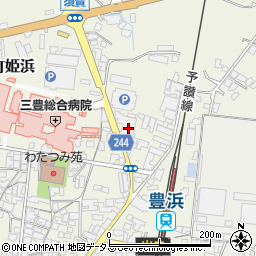 香川県観音寺市豊浜町姫浜876周辺の地図