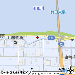 和歌山県有田市宮崎町172-8周辺の地図