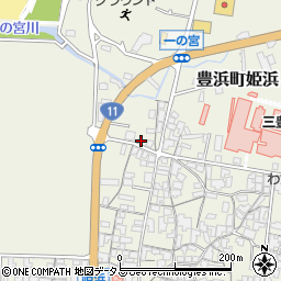 香川県観音寺市豊浜町姫浜168周辺の地図