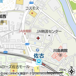 徳島県　農業信用基金協会周辺の地図