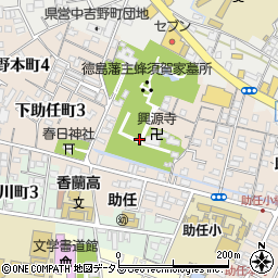 徳島県徳島市下助任町周辺の地図