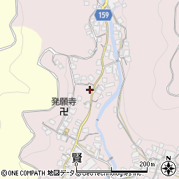 和歌山県有田郡有田川町賢131周辺の地図