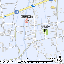 徳島県徳島市国府町日開周辺の地図