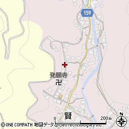 和歌山県有田郡有田川町賢238周辺の地図