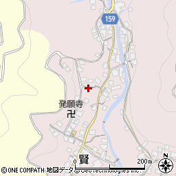 和歌山県有田郡有田川町賢129周辺の地図