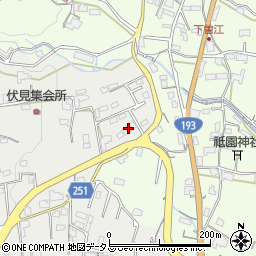 徳島県美馬市脇町大字北庄779周辺の地図