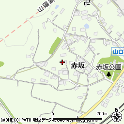 山口県山口市嘉川赤坂240周辺の地図