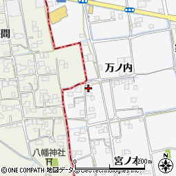 徳島県徳島市国府町桜間万ノ内58周辺の地図