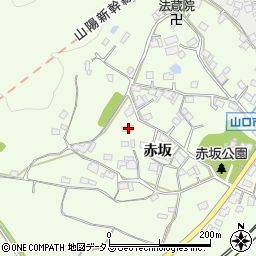 山口県山口市嘉川赤坂239周辺の地図