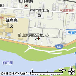 和歌山県有田市新堂93周辺の地図