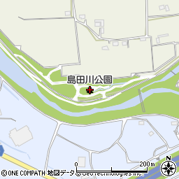 島田川公園周辺の地図