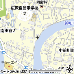 ローソン徳島南田宮一丁目店周辺の地図