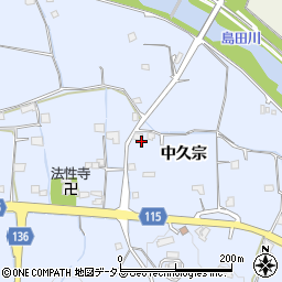 山口県岩国市周東町上久原中久宗498-8周辺の地図