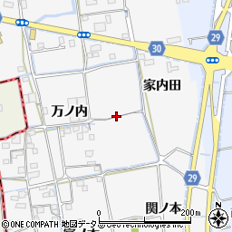 徳島県徳島市国府町桜間万ノ内周辺の地図