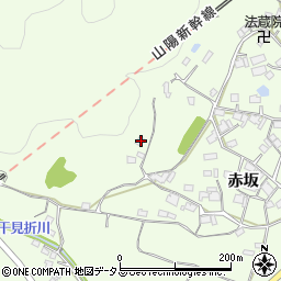 山口県山口市嘉川赤坂349周辺の地図