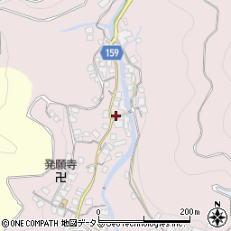 和歌山県有田郡有田川町賢102周辺の地図