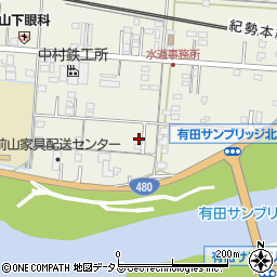 和歌山県有田市新堂103周辺の地図