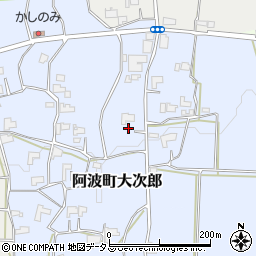 徳島県阿波市阿波町大次郎216周辺の地図