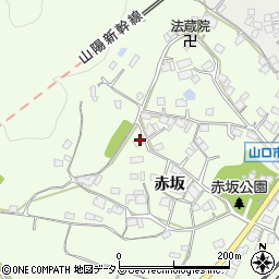 山口県山口市嘉川赤坂283周辺の地図