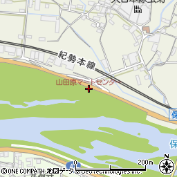 山田原マートセンター周辺の地図