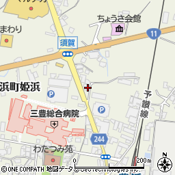 香川県観音寺市豊浜町姫浜862周辺の地図