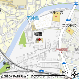 徳島市　城西保育所周辺の地図