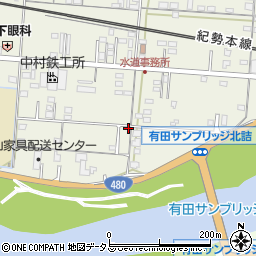 和歌山県有田市新堂102周辺の地図
