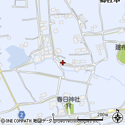 徳島県阿波市市場町香美郷社本300周辺の地図