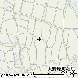 香川県観音寺市大野原町萩原1920周辺の地図