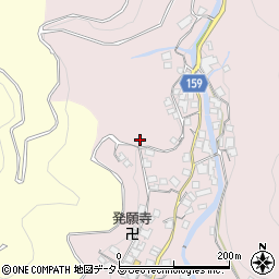 和歌山県有田郡有田川町賢257周辺の地図