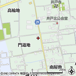 徳島県徳島市国府町井戸門道地26周辺の地図