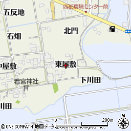 徳島県徳島市国府町北岩延東屋敷周辺の地図