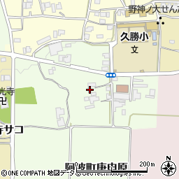 徳島県阿波市阿波町庚申原222周辺の地図